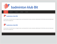 Tablet Screenshot of bit-badminton.com